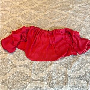 Gianni Bini Vibrant Red Top